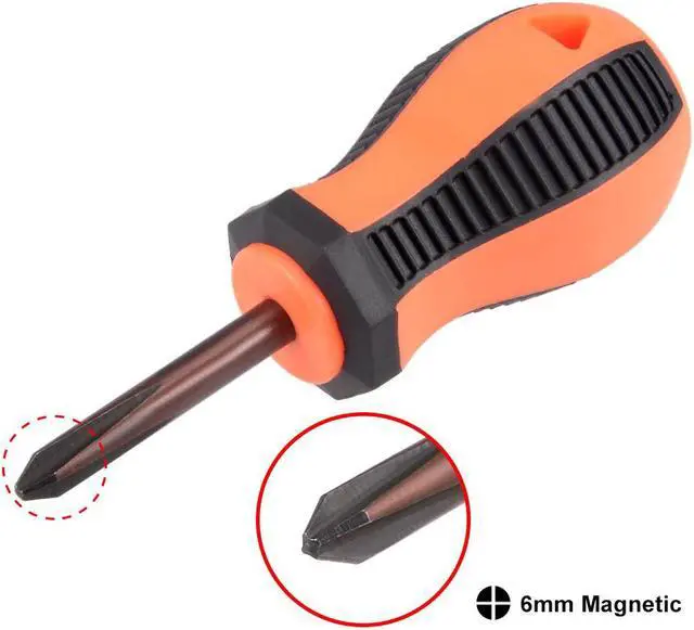Alt view image 2 of 4 - #2(PH2) Phillips Screwdriver 1.5 Inch Round Shaft Magnetic