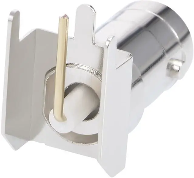 Alt view image 3 of 3 - Unique Bargains 6PCS Welding BNC Female Right Angle Adapter PCB Panel Mount Coaxial RF Connector
