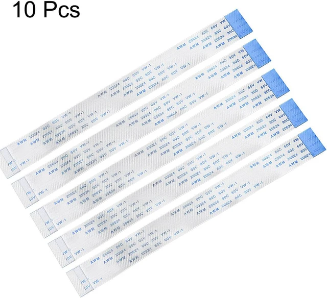 Alt view image 5 of 5 - Flexible Flat Cable, 30 Pins 0.5mm Pitch 150mm FPC FFC Flexible Ribbon Cable for LCD TV Car Audio DVD Player Laptop 10Pcs (B Type)