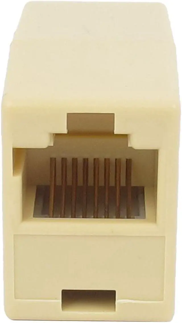 Alt view image 2 of 2 - Unique Bargains 10pcs RJ45 8P8C Female to Female F/F Network Cable Coupler Connector Extender