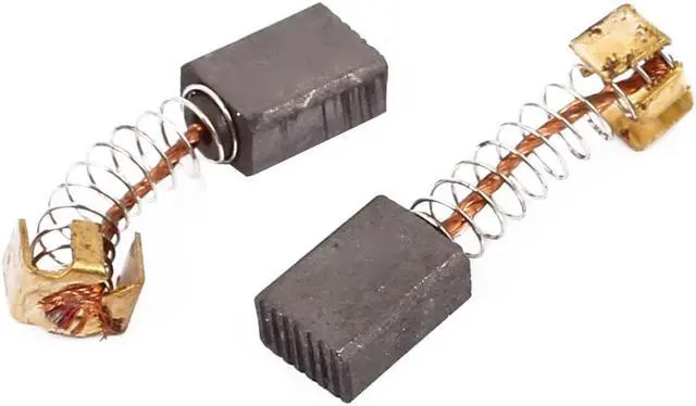 Alt view image 2 of 2 - 2 Pairs Carbon Brushes Power Tool 12 x 8 x 5mm for Generic Electric Motor