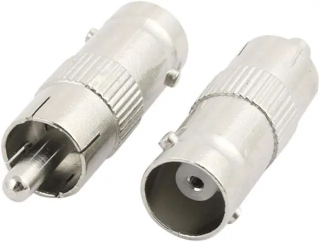Alt view image 2 of 2 - 5pcs BNC Female Jack to RCA Male Adapter Connector for CCTV Security Camera