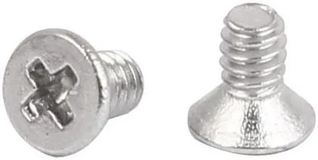 Alt view image 2 of 2 - Unique Bargains 50 Pcs M1.6x3mm 316 Stainless Steel Flat Head Phillips Machine Screws Fasteners