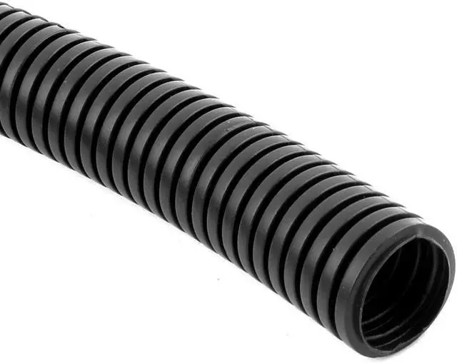 Alt view image 2 of 2 - Flexible Insulated Corrugated Tube Pipe Black 2.2M Long 25mm Outer Dia