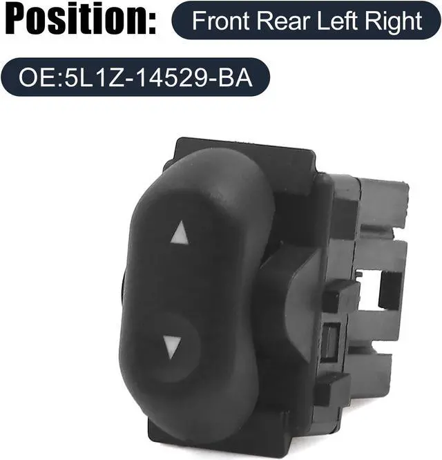 Alt view image 7 of 7 - Electric Power Window Switch for 2003-2008 Ford Crown Victoria 5L1Z-14529-BA