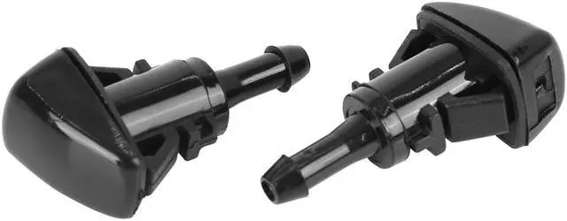 Alt view image 3 of 5 - 2pcs 05303834AB Windshield Washer Sprayer Nozzle Single Hole Replacement for 08 - 16 Jeep Patriot