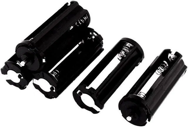 Main image of 5Pcs Cylindrical Battery Holder Case Box for 3 x 1.5V AAA Batteries
