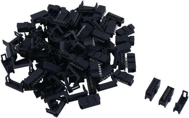 Main image of Unique Bargains Unique Bargains FC-10 2.54mm Pitch Ribbon Wire 10 Pin IDC Female Plug w Fastener