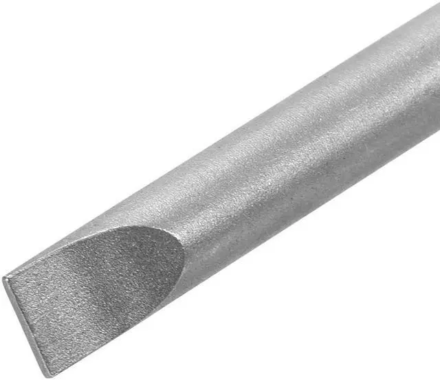 Alt view image 3 of 4 - 5Pcs 1/4" Hex Shank 100mm Length Magnetic SL6 Slot Head Screwdriver Bits S2 Alloy Steel