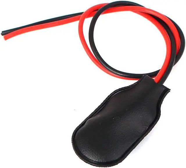 Alt view image 2 of 4 - 2pcs Faux Leather Wire Lead I Type 9V Battery Clip Connectors Cell Holder Buckle