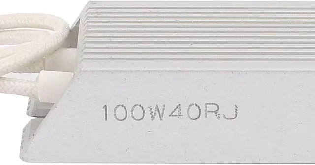 Alt view image 2 of 3 - 100W 40 Ohm Solder Lug Terminals Aluminium Housing Braking Resistor Resistance