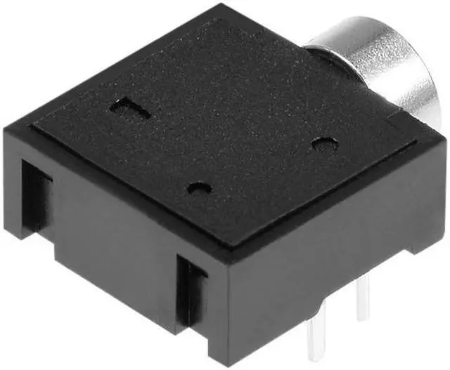 Alt view image 3 of 4 - PCB Mount 2.5mm 5 Pin Socket Headphone Stereo Jack Audio Video Connector PJ204 Black 20Pcs