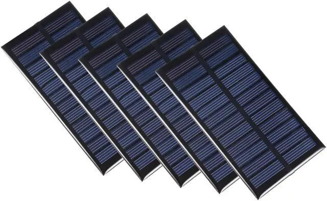 Main image of 5Pcs 1W 6V Small Solar Panel Module DIY Polysilicon for Toys Charger