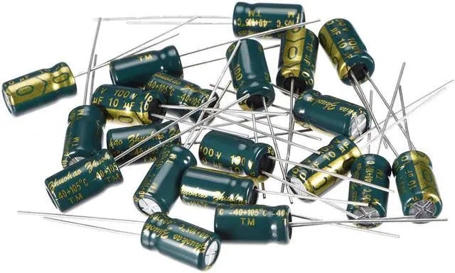 ありん子 Aluminum Radial Electrolytic Capacitor Low ESR Green 10uF