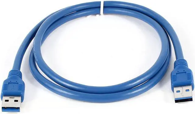 Main image of Unique Bargains 3.3Ft Blue USB 3.0 Type A Male to A Male 5Gbps Superspeed Extension Cable Cord