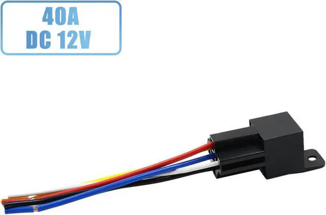Alt view image 7 of 7 - DC 12V 40A SPDT Automotive Car Relay 5 Pin 5 Wires w/ Harness Socket Plug 5pcs