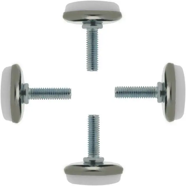 Main image of M6 x 20 x 30 Leveling Feet Protector Floor Round Base Leveler for Desk Leg 4pcs