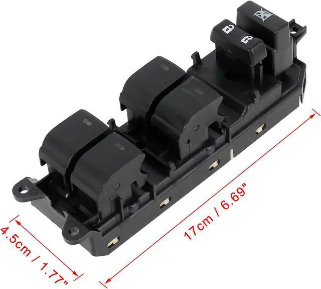 Alt view image 2 of 7 - 84040-33080 Power Door Window Switch Front Driver Right Side for Toyota Prius 2008-2012