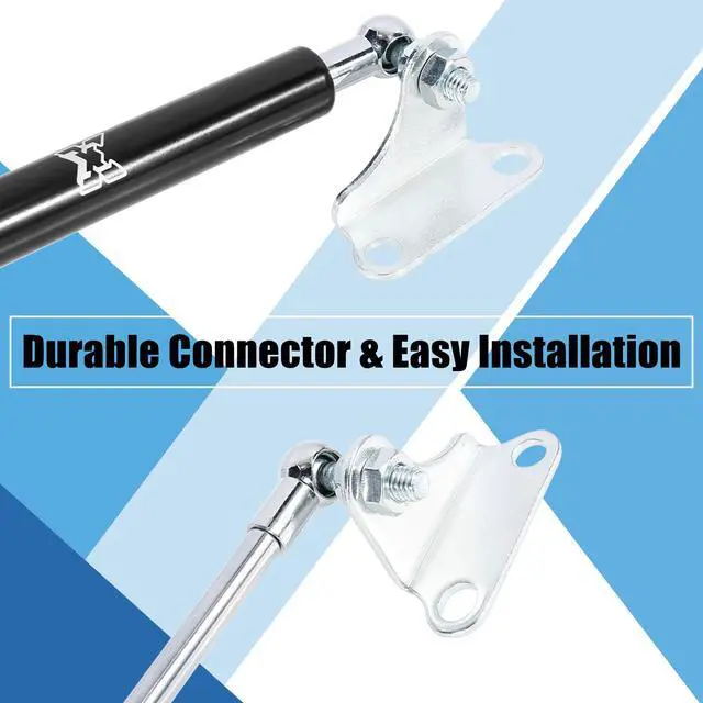 Alt view image 5 of 7 - 2Pcs 15 inch 200N/45LB Black Universal Lift Supports Struts Shocks Gas Spring for Car Boat RV