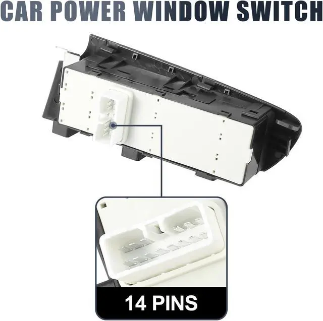 Alt view image 4 of 6 - Car Power Window Switch Lifter Electrical Control Button Driver Side for Kia Forte 2010-2013 93570-1M100WK