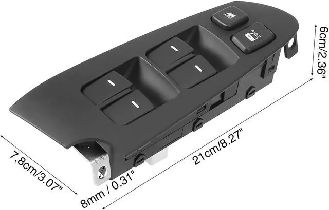 Alt view image 6 of 6 - Car Power Window Switch Lifter Electrical Control Button Driver Side for Kia Forte 2010-2013 93570-1M100WK