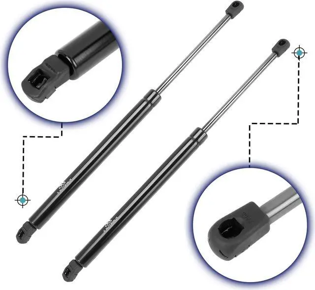 Alt view image 4 of 6 - 2pcs Rear Trunk Lift Supports Struts Shocks Gas Spring PM1017 for Hyundai Santa Fe 2007-2012