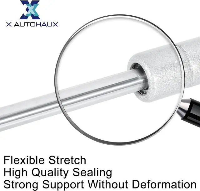 Alt view image 6 of 7 - 4Pcs 15 inch 300N/67LB Silver Tone Universal Lift Supports Struts Shocks Gas Spring for Car Boat RV