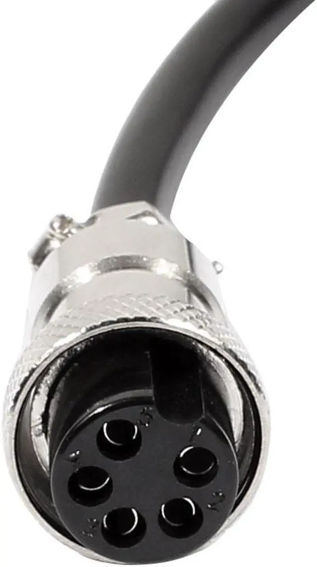 Alt view image 2 of 2 - GX16 5 Pins Double Female Head Aviation Socket Connector Electrical Cable 2m