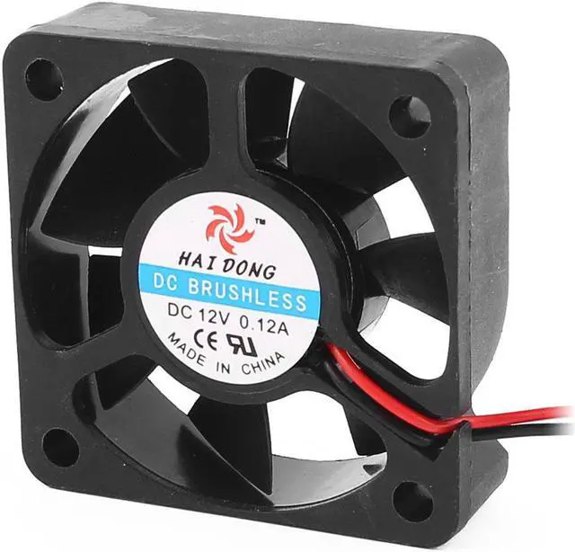 Main image of DC 12V 0.12A 50mmx50mmx15mm 7 Vanes PC CPU Computer Cooling Fan w Metal Mesh