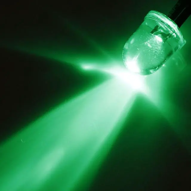 Alt view image 5 of 5 - Prewired LED Light , DC 3-6V 20mA - 10mm Emerald-Green Pre-Wired Diodes Lamp for DIY Boat Parties 10pcs