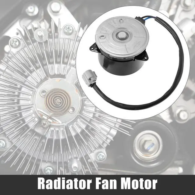 Alt view image 2 of 6 - 16363-20400 Radiator Fan Motor for Toyota Highlander 2006-2007 for Lexus RX400h 2006-2008 for 5 Blade Fan Driver Side