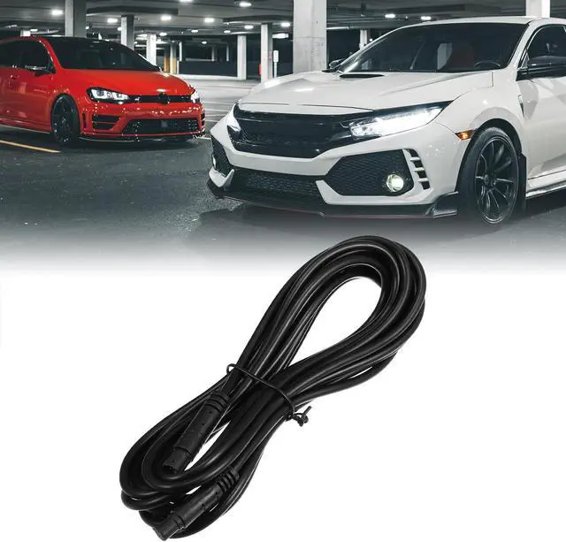 Alt view image 2 of 6 - 2 Pcs 6 Pin 13.12ft 400cm Backup Camera Extension Cable Dash Camera Cord Wires Car Rear View Camera