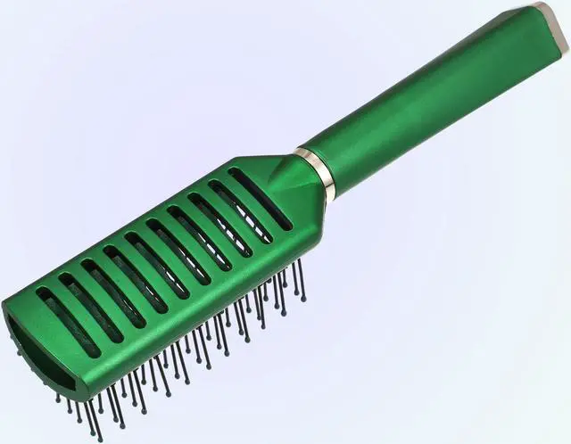 Alt view image 7 of 7 - 1 Pcs Hair Brush, Detangling Brush for Women and Men,Hair Brush for Straight ,Curly ,Thick, Thin, Dry Hair,Dark Geen,ABS