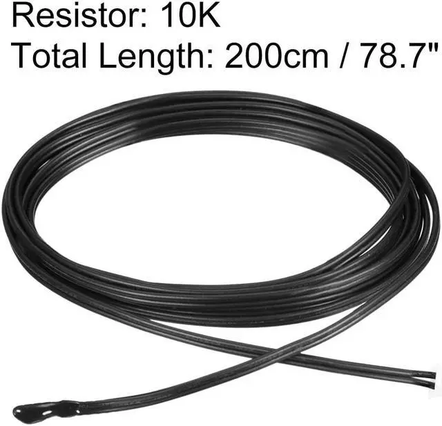 Alt view image 2 of 3 - 10K NTC Thermistor Probe 78.7 Inch Epoxy Sensitive Temperature Temp Sensor for Air Conditioner