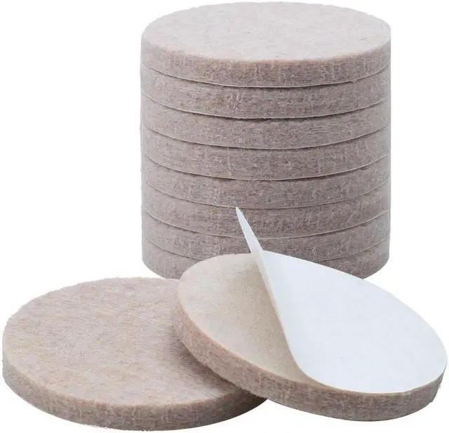 Main image of Felt Furniture Pad Round 1 3/4" Self Adhesive Anti-scratch Chair Protector 10pcs