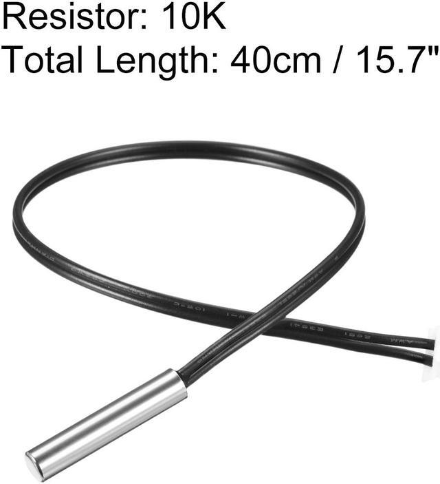 Uxcell 15K NTC Thermistor Probe 78.7 Inch Stainless Steel