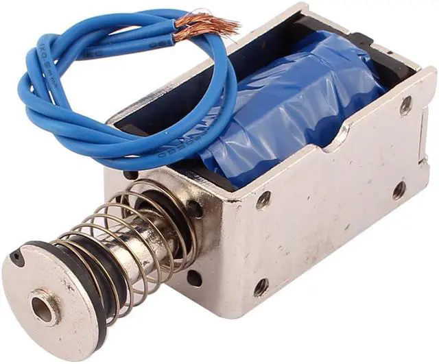 Main image of Unique Bargains JF-Z05 DC 24V 0.4A 45N Pull Push Type Open Frame Solenoid Electromagnet