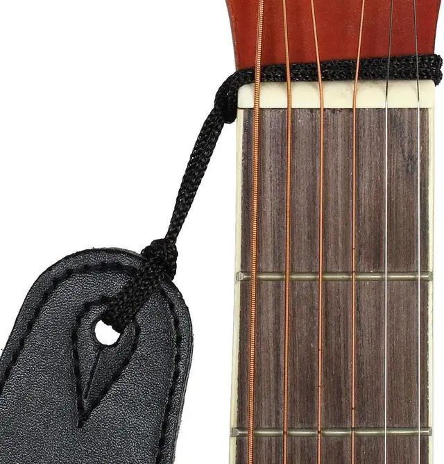 Alt view image 3 of 6 - Faux Leather End National Style Adjustable Guitar Shoulder Strap Bass Belt Green