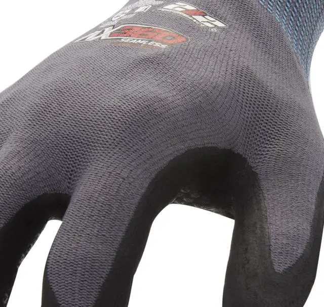 Alt view image 4 of 5 - 212 Performance AXDG-16-010 AX360 Dotted Grip Nitrile-dipped Work Glove, 12-Pair Bulk Pack, Large
