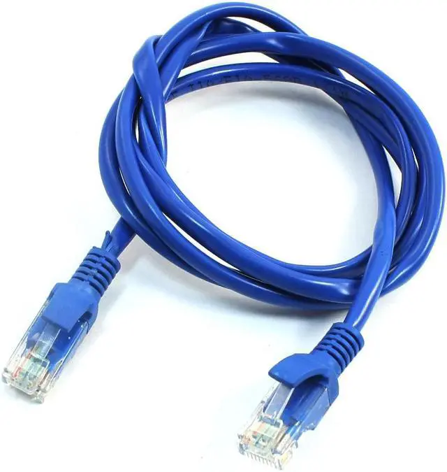 Main image of Blue Flexible RJ45 8P8C Male Ethernet LAN Network Cable Cord Line 1.3 Meters Length