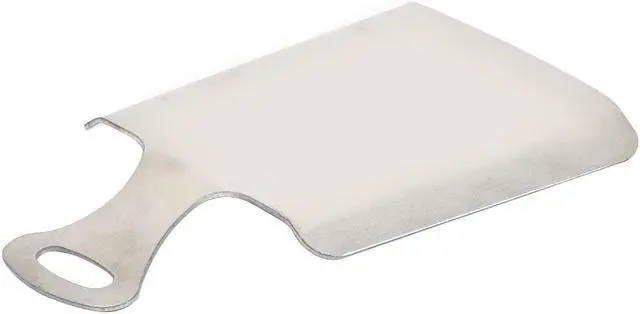 Alt view image 2 of 2 - Stainless Steel Household Kitchen Ginger Garlic Grater Silver Tone