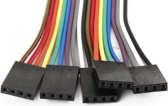 Alt view image 2 of 3 - Unique Bargains 5 Pcs 20cm Long Female to Female Solderless Flexible Breadboard Jumper Cable