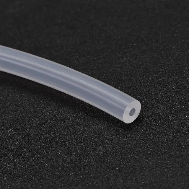 Alt view image 3 of 3 - Silicone Tubing 0.8mm ID X 4mm OD 16.4ft 5m Flexible Silicon Rubber Tube Air Hose Pipe for Pump Transfer Clear