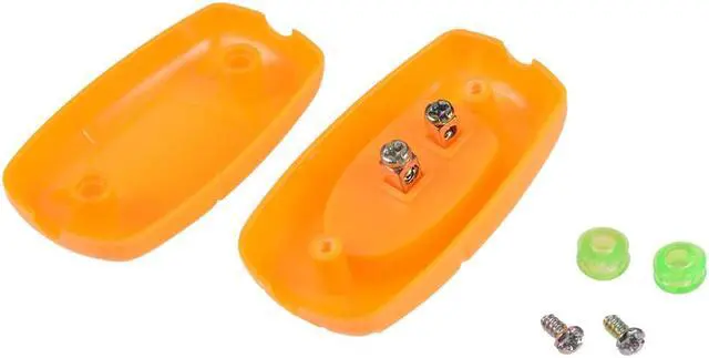 Alt view image 3 of 3 - Inline Cord Switch AC 250V 6A On-Off DPST Control Feed-Through Rocker Switch for Bedroom Table Lamp Desk Light, Orange