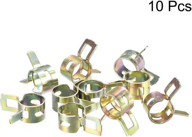 Alt view image 3 of 4 - Hose Clamp, 10mm Spring Band Type Clips for Fuel Line Replacement, 10pcs