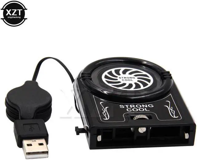 Alt view image 2 of 5 - Notebook Laptop Cooling Cooler Fan Pad Mini Vacuum Strong Cool Air Extract Flexible External for Laptop Computer hot sale