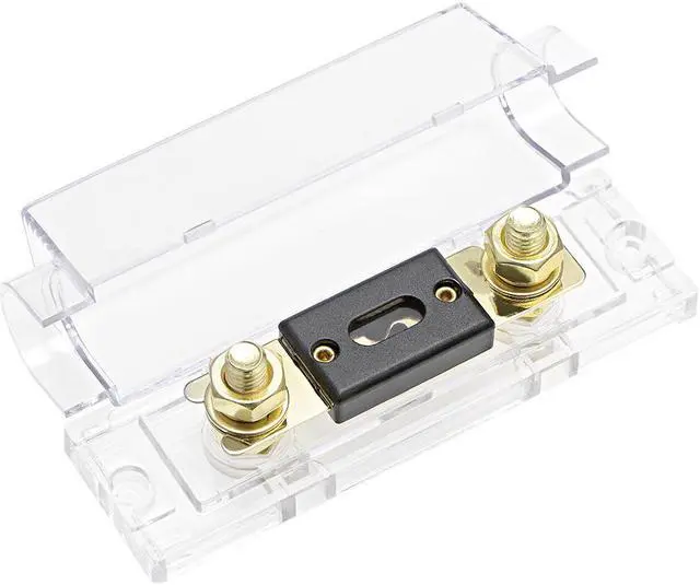 Alt view image 3 of 3 - ANL Fuse Holder with 20 Amp Fuse DC 32 Volt for Automotive Car Vehicle Audio Amplifier Inverter Replacement with Clear Insulated Cover 2pcs