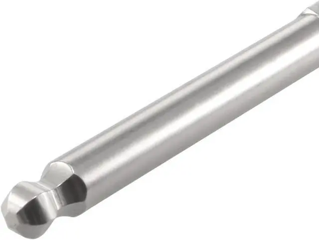 Alt view image 3 of 4 - 5Pcs Ball End Hex Bits 1/4 Inch Hex Shank 75mm Length Magnetic 4MM Head Screwdriver S2 Screw Driver Bit