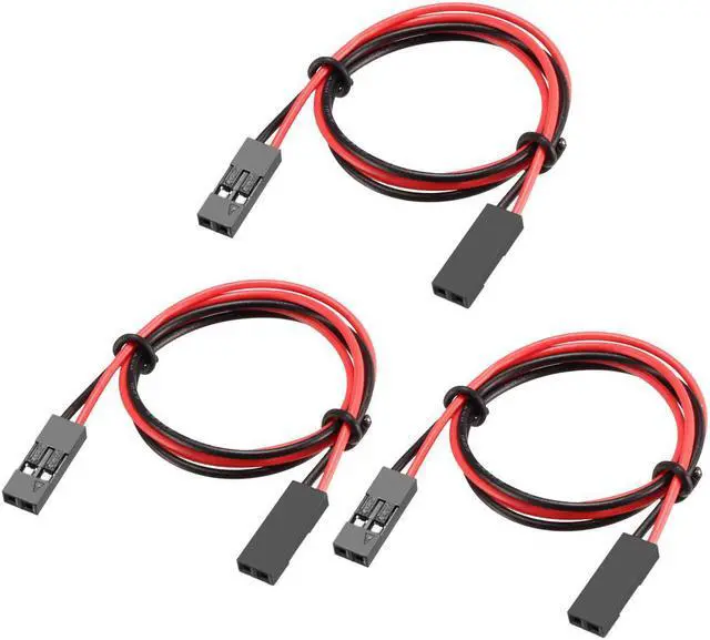 Main image of Female to Female 2P Jumper Wire 2.54mm Pitch Ribbon Cable Breadboard DIY 31cm 10pcs