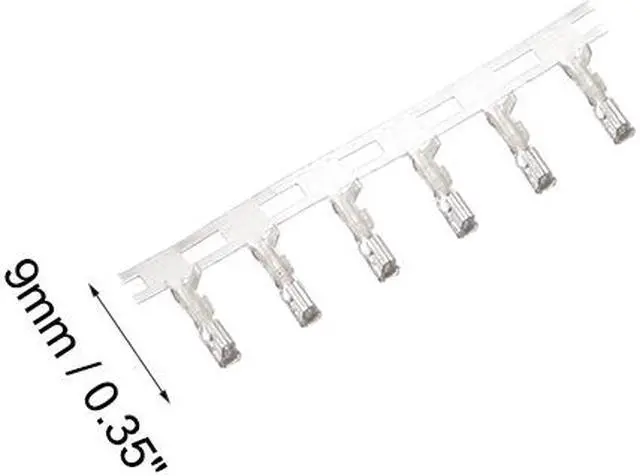 Alt view image 2 of 4 - 90pcs Silver Tone Metal PH2.0 Female Pin Terminal Connector for Jumper Wire